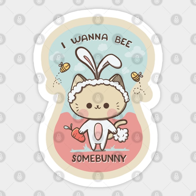 Some Bunny Sticker by mai jimenez